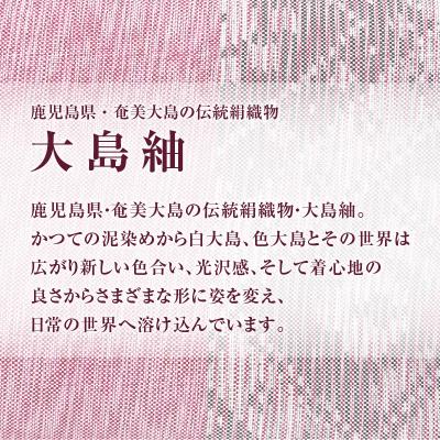 ふるさと納税 鹿児島市 CHANCE(シャンス)大島紬キャラメルポーチ【ピンク】　K054-007 |  | 02