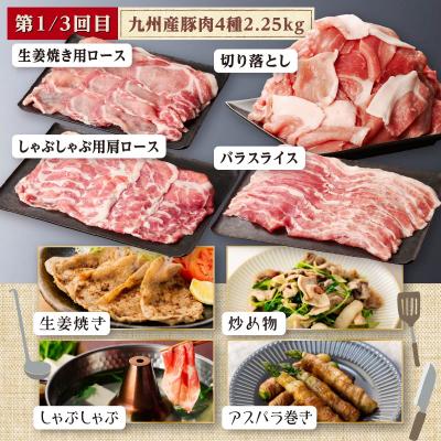 ふるさと納税 大崎町 主婦の味方!九州産豚肉バラエティ定期便 (計4回) |  | 01