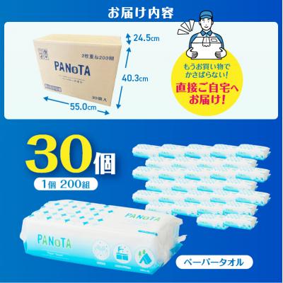ふるさと納税 富士市 ペーパータオル PANOTAソフトタイプ 30パック 国産 ハンドタオル 日用品 |  | 02