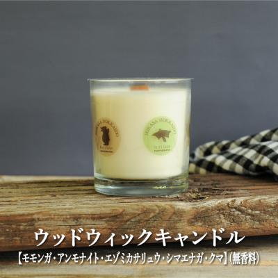 ふるさと納税 三笠市 ウッドウィックキャンドル[柄あり5種モモンガ・アンモナイトなど]無香料[38015]