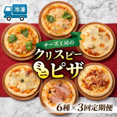 ふるさと納税 東御市 [3回定期便]アトリエ・ド・フロマージュ ミニピザ6枚セット