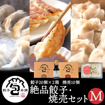 ふるさと納税 三原市 餃子本舗「包」の絶品餃子・焼売セットM[058-009]