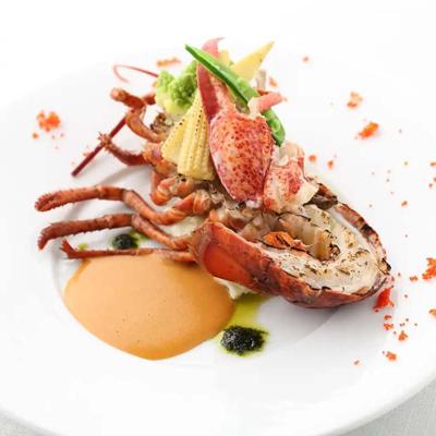 ふるさと納税 京都市 [La mer giki]&lt;ディナー&gt;オマール海老コースお食事券2名様分(ぐるなびセレクション)