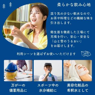 ふるさと納税 三条市 [定期便500ml×24本×3か月]ナチュラルミネラルウォーター 山と雪のうるおい【020S039】の画像