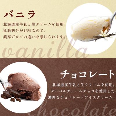 ふるさと納税 羽幌町 【Secoma】北海道アイスクリーム(バニラ・チョコレート各6個セット) |  | 02