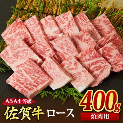 ふるさと納税 神埼市 佐賀牛 ロース 焼肉用 400g [A4~A5ランク 国産黒毛和牛 リブロース](H085127)