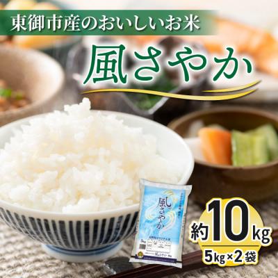 ふるさと納税 東御市 [R7年産新米]東御市産おいしいお米「風さやか」約10kg
