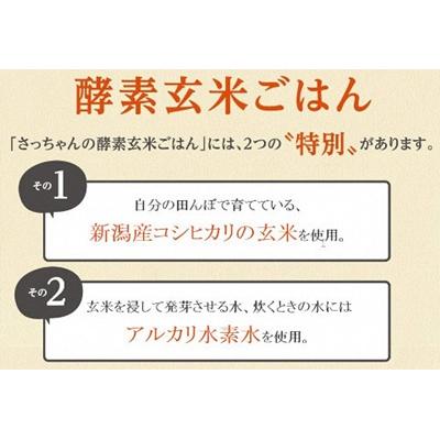 ふるさと納税 阿賀野市 さっちゃんの酵素玄米ごはん「レトルトタイプ」125g×14パック コシヒカリ 3日間熟成 |  | 03