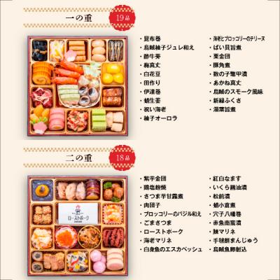 ふるさと納税 小牧市 【レビュー高評価4.9】おせち料理「千賀屋のおもてなし」和風三段重 4〜5人前[035S04] |  | 01
