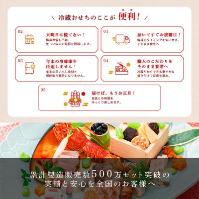 ふるさと納税 小牧市 【小牧市人気No.1】おせち料理「千賀屋のおもいやり」和風三段重 3人前 全38品 [035S02] |  | 03