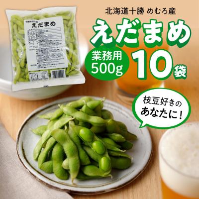 ふるさと納税 芽室町 北海道十勝芽室町 業務用えだまめ 10袋 me003-098c | 