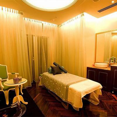 ふるさと納税 恩納村 EXESエステサロン「クレエデュスパ」|フェイシャル&amp;ボディ110分/トライアル3点セット付き1名様