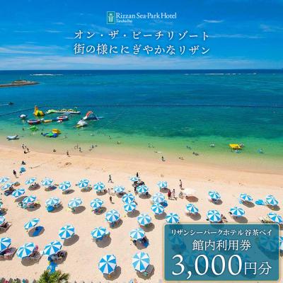 ふるさと納税 恩納村 リザンシーパークホテル谷茶ベイ|館内利用券 3,000円分