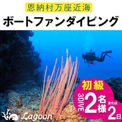 ふるさと納税 恩納村 万座近海ファンダイビング初級3DIVE(2名or2日)[恩納村ラグーン]