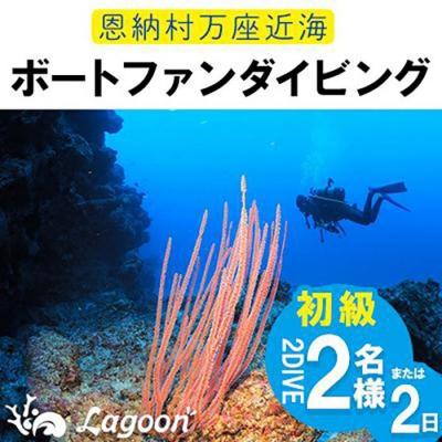 ふるさと納税 恩納村 万座近海ファンダイビング初級2DIVE(2名or2日)[恩納村ラグーン]