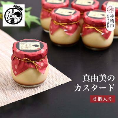 ふるさと納税 神埼市 佐賀の人妻プリン[不動の人気]真由美のカスタード6個詰合せ(H034108)