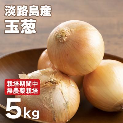 ふるさと納税 淡路市 淡路島玉葱 5kg [栽培期間中、無農薬栽培]サイズ混合SS〜2L
