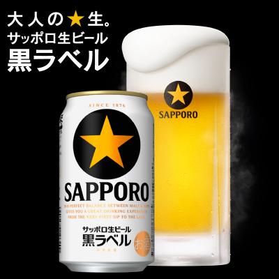 ふるさと納税 焼津市 【定期便 3回】黒ラベルビール 350ml×1箱(24缶)(T0108-1503)_1
