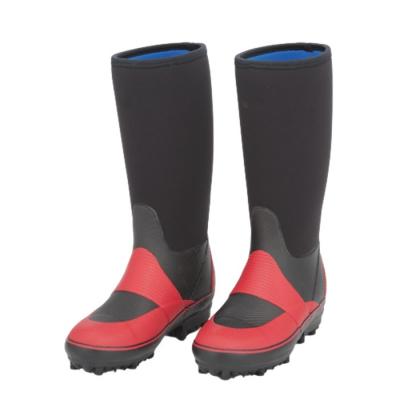 ふるさと納税 南相馬市 ウォームブーツNS ブラック×レッド 24.5cm