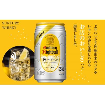ふるさと納税 栃木市 【定期便3ヵ月コース】〈サントリー〉角ハイボール 350ml缶×24本(1ケース) |  | 02