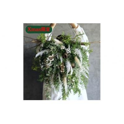 ふるさと納税 春日井市 Xmas限定 お花のクリスマスオブジェ(壁掛け)