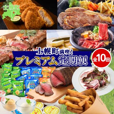 ふるさと納税 士幌町 定期便 しほろ プレミアム 定期便 全10回[X26-2]