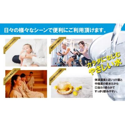 ふるさと納税 小山町 【定期便6か月コース】富士山の天然水500mlラベルレス×24本入×6回G36の画像