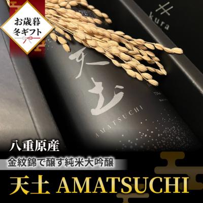 ふるさと納税 東御市 [ギフト限定]八重原産 金紋錦で醸す純米大吟醸「天土 AMATSUCHI」