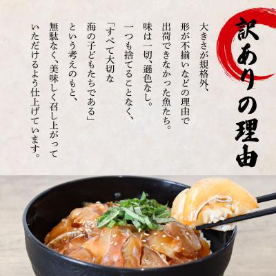 ふるさと納税 田野町 これが魚屋の漬け丼だ! 〜鯛〜 80g×5P ★訳あり★ |  | 02