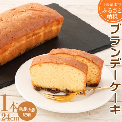 ふるさと納税 土佐清水市 レーズン入り ブランデーケーキ(1本)スイーツ お菓子 デザート おやつ 洋菓子[R00117]