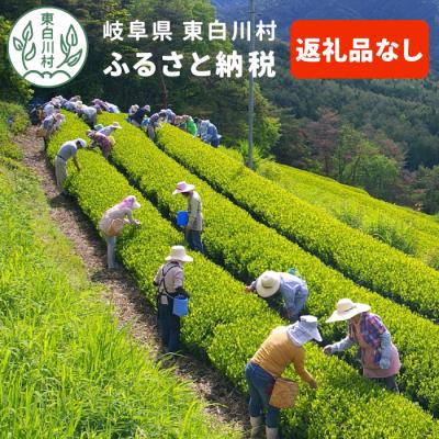 ふるさと納税 東白川村 [返礼品なし]10,000円 岐阜県東白川村への寄付 返礼品無し