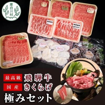 ふるさと納税 東白川村 高級飛騨牛サーロインのしゃぶすきと国産きくらげ極みセット