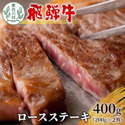 ふるさと納税 東白川村 飛騨牛 ロースステーキ 400g 200g×2枚