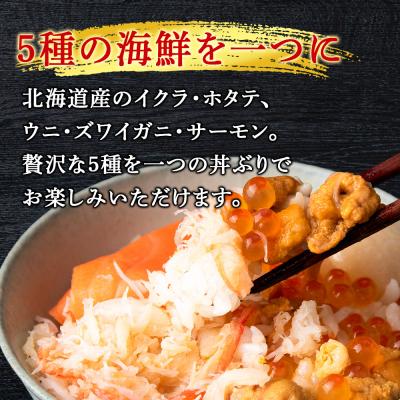 ふるさと納税 千歳市 海鮮丼 具 60g×4 丼ぶり 刺身 海鮮セット 【北海道】【札幌バルナバフーズ】 |  | 02