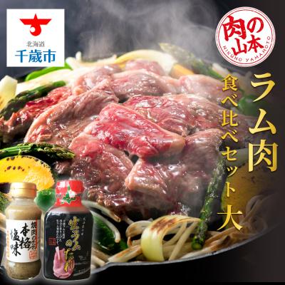 ふるさと納税 千歳市 ラム肉 食べ比べセット タレ付き<肉の山本>