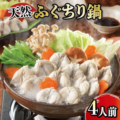 ふるさと納税 下関市 たっぷり4人前 天然ふぐちり鍋(T-58IZ)