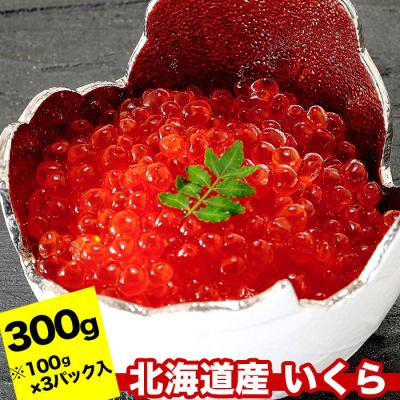 ふるさと納税 根室市 秋鮭いくら醤油漬け100g×3P(計300g) C-24010 | 