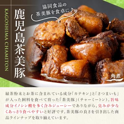 ふるさと納税 いちき串木野市 常温でお届け♪鹿児島の黒豚に次ぐブランド豚!茶美豚の角煮 約2kg(250g×8袋) |  | 02