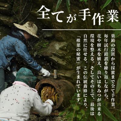 ふるさと納税 椎葉村 【秘境を味わう】椎葉の秘蜜 【150g×2本】国産天然はちみつ【数量限定】 MS-08_3