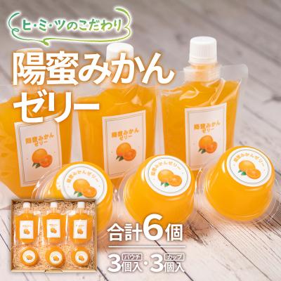ふるさと納税 西都市 西都市産陽蜜みかん使用!陽蜜みかんゼリー詰合せセット[2434]