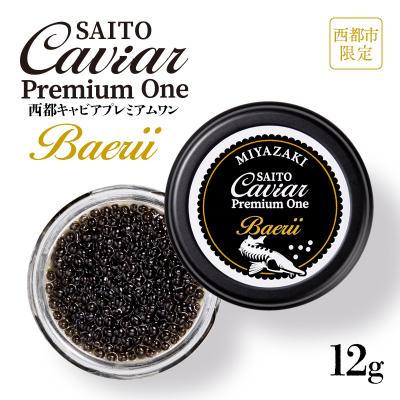ふるさと納税 西都市 SAITO CAVIAR PREMIUM ONE BAERII 12g 西都キャビア[2749]