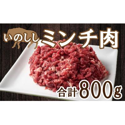 ふるさと納税 愛南町 愛南ジビエ 猪ミンチ肉 800g(200g×4パック)