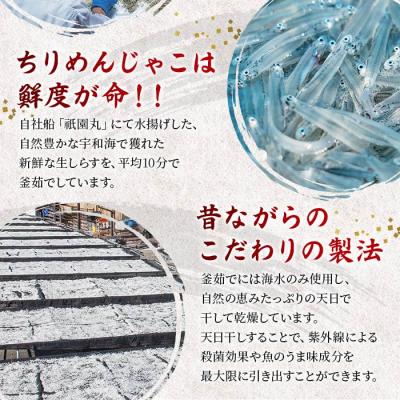 ふるさと納税 西予市 <【無添加・天日干し】　わけあり　お徳用ちりめん　40g×6袋>　しらす　じゃこ　魚　西予市　明浜 |  | 03