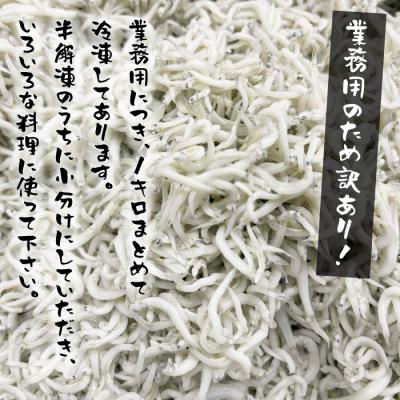 ふるさと納税 淡路市 【訳あり】淡路島・藤本水産 しらす釜揚げ 業務用サイズ1kg入り　ah08013 |  | 02
