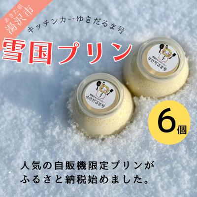 ふるさと納税 湯沢市 人気の雪国くちどけなめらかプリン 6個入[B27-13701]