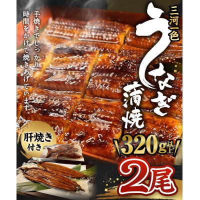 ふるさと納税 幸田町 三河一色うなぎ 蒲焼 大2尾(肝焼き付き) うなぎ 蒲焼