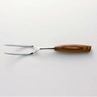 ふるさと納税 関市 【和 NAGOMI】カービングフォーク(茶)【最長6ヶ月を目安に発送】の画像