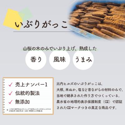 ふるさと納税 大館市 比内ヒルズGIいぶりがっこスライス100g×10袋 |  | 02