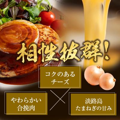 ふるさと納税 淡路市 チーズin淡路島たまねぎどっさりハンバーグ 200g×10個　ai01150 |  | 01