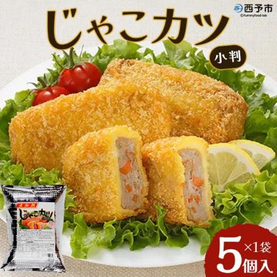 ふるさと納税 西予市 <おがた蒲鉾 じゃこカツ小判(未加熱)5個入り> じゃこ天 ソウルフード 特産品 郷土料理 おかず